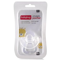 Babyhug Orthodontic Pacifier - White