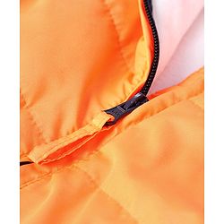 Babyhug  Sleeveless Hooded Jacket - Orange