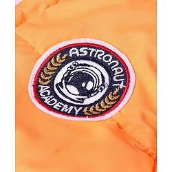 Babyhug  Sleeveless Hooded Jacket - Orange
