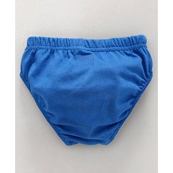 Babyhug 100% Cotton Briefs Striped & Fish Print Pack of 3 - Blue White
