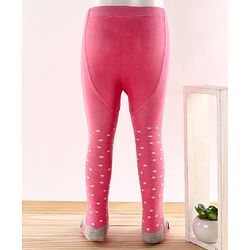 Cutewalk by Babyhug Anti Bacterial Tights Cat Design - Pink