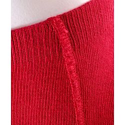 Cutewalk By Babyhug Anti-Bacterial Footed Tights - Red