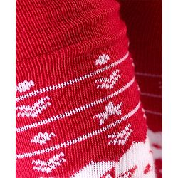 Cutewalk By Babyhug Anti-Bacterial Footed Tights - Red