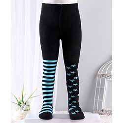 Cutewalk By Babyhug Anti-Bacterial Footed Tights - Multicolor