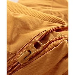 Babyhug Full Sleeves Cotton Hooded Jacket - Khaki