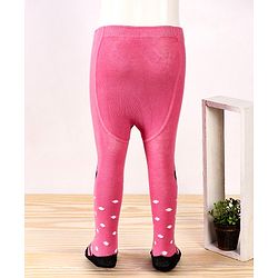 Cutewalk by Babyhug Antibacterial Tights Minnie Mouse Design - Pink