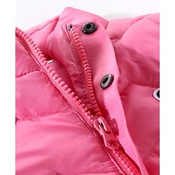 Babyhug Padded Solid Color Jacket - Pink