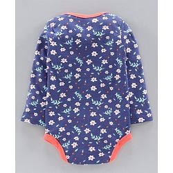 Babyhug 100% Cotton Short Onesies Pack of 3 - Multicolour