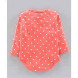 Babyhug 100% Cotton Short Onesies Pack of 3 - Multicolour