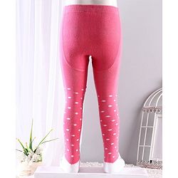 Cutewalk By Babyhug Anti-Bacterial Footed Tights - Pink