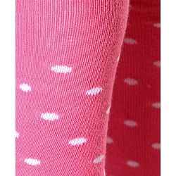 Cutewalk By Babyhug Anti-Bacterial Footed Tights - Pink