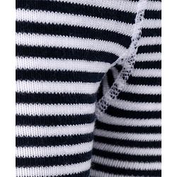 Cute Walk by Babyhug Anti-bacterial Striped Footed Tights - Navy Blue
