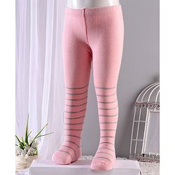 Cutewalk By Babyhug Anti-Bacterial Footed Tights - Pink