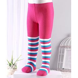 Cutewalk By Babyhug Anti-Bacterial Footed Tights - Pink