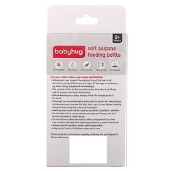 Babyhug Silicone Feeding Bottle Pink - 150 ml