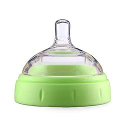 Babyhug Silicone Feeding Bottle Green - 240 ml