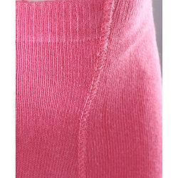 Cute Walk by Babyhug Anti-bacterial Striped Footed Tights - Pink