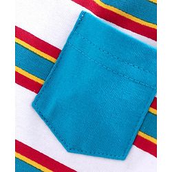 Babyhug Full Sleeves Striped & Super Hero Print Set of 3 - Red Blue