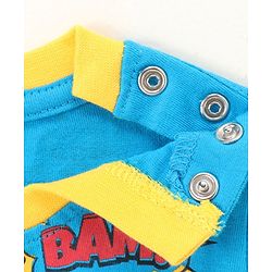 Babyhug Full Sleeves Striped & Super Hero Print Set of 3 - Red Blue