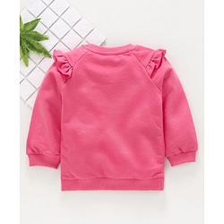 Babyhug Full Sleeves Sweatshirt - Pink