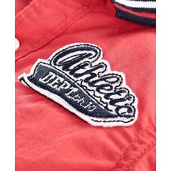 Babyhug Full Sleeves Shirt Athletic Patch - Red