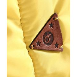 Babyhug Full Sleeves Padded Jacket - Yellow
