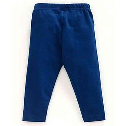 Babyhug Full Length Solid Leggings Pack of 2  - Red Navy