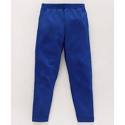 Babyhug Full Length Solid  Leggings Pack of 2  - Navy Blue Red