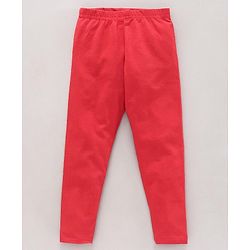 Babyhug Full Length Solid  Leggings Pack of 2  - Navy Blue Red