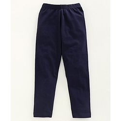 Babyhug Full Length Solid  Leggings Pack of 2  - Navy Blue Red