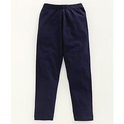 Babyhug Full Length Solid  Leggings Pack of 2  - Navy Blue Red