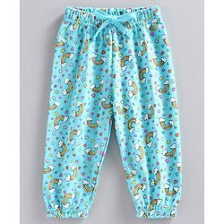 Babyhug Full Length Lounge Pants Pack of 2- Pink Blue