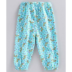 Babyhug Full Length Lounge Pants Pack of 2- Pink Blue