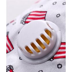 Babyhug Printed Face Mask with Carbon Filter and Breathing Valve Yellow Blue - Pack of 3