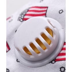 Babyhug Printed Face Mask with Carbon Filter and Breathing Valve Yellow Blue - Pack of 3