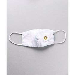 Babyhug 4 to 8 Years Printed Face Mask with Carbon Filter and Breathing Valve Light & Navy Blue - Pack of 2