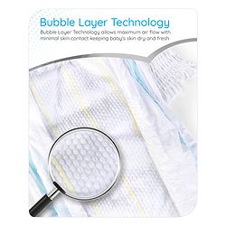Babyhug Pro Bubble Care Premium Pant Style Diaper New Born (NB) Size - 70 Pieces - New & Improved Superior Fit