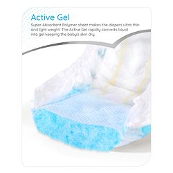 Babyhug Pro Bubble Care Premium Pant Style Diaper New Born (NB) Size - 70 Pieces - New & Improved Superior Fit