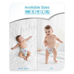 Babyhug Pro Bubble Care Premium Pant Style Diaper New Born (NB) Size - 70 Pieces - New & Improved Superior Fit