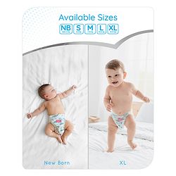 Babyhug Pro Bubble Care Premium Pant Style Diaper New Born (NB) Size - 70 Pieces - New & Improved Superior Fit
