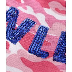 Babyhug Full Sleeves Sweatshirt Camouflage - Pink