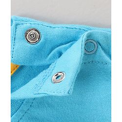 Babyhug Full Sleeves Tee Lion  Print - Blue