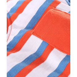Babyhug Doctor Sleeves Tee Panda Print Pack of 3 - Orange Blue