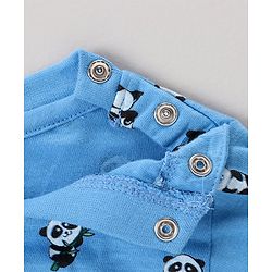 Babyhug Doctor Sleeves Tee Panda Print Pack of 3 - Orange Blue
