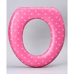 Babyhug Cushioned Potty Seat Star Print - Pink