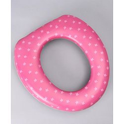 Babyhug Cushioned Potty Seat Star Print - Pink
