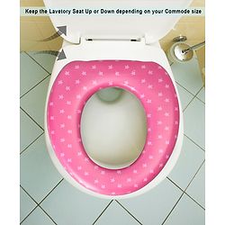 Babyhug Cushioned Potty Seat Star Print - Pink