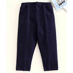 Babyhug Full Length Leggings Fox & Bunny Print -Navy Blue