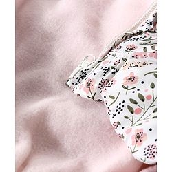 Babyhug Full Sleeves Hooded Jacket Floral Print - Pink