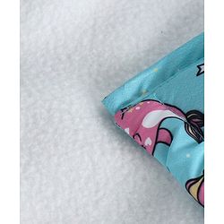 Babyhug Full Sleeves Hooded Sweatshirt Panda Print - Light Blue